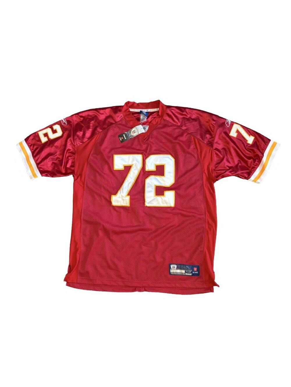 Reebok Glenn Dorsey Kansas City Chiefs Jersey On Field Stitched Home Size 52